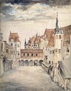 Albrecht Durer The Courtyard of the Former Castle in Innsbruck oil painting picture wholesale